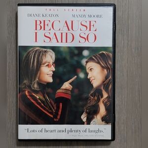 Because I Said So DVD - Preloved